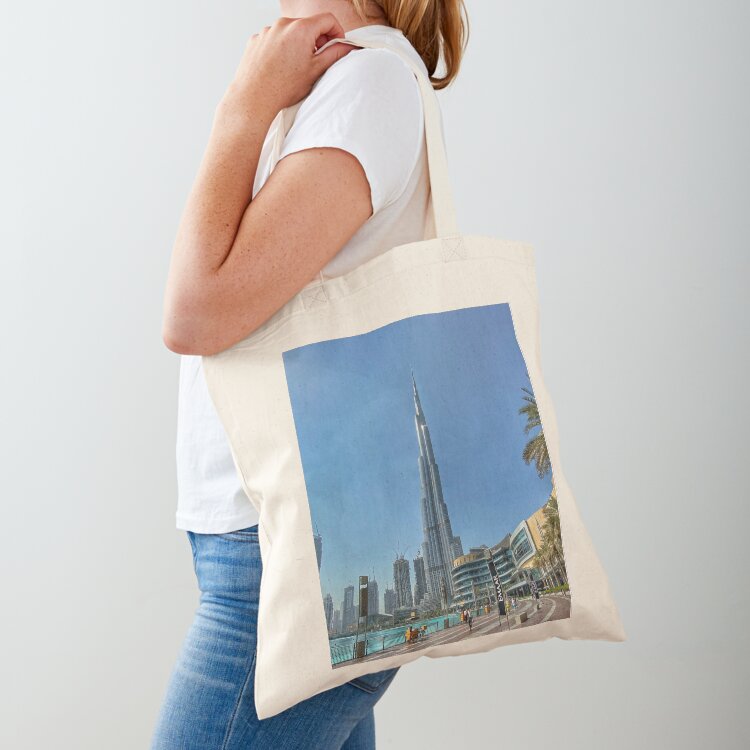Luxury Bags In Dubai - Dubai, Burj khalifa photograph Tote Bag