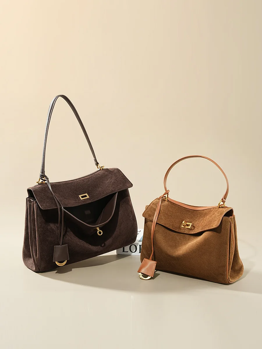 Autumn Winter Women's Suede ge - Luxury Bags Big recension och pris