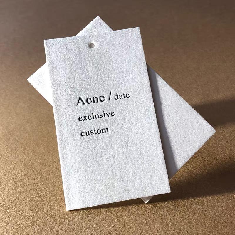 Luxury Embossed Logo Hang Tags - Luxury Bags Price recension och pris