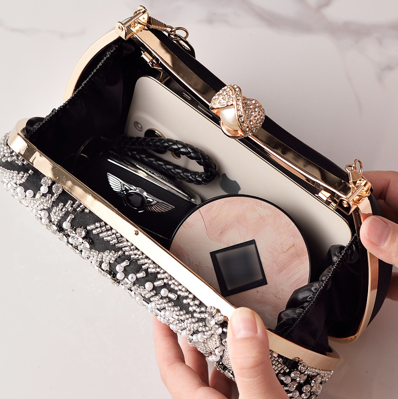 Black Handbag Beading Vintage  - Luxury Bags China Wholesale recension och pris
