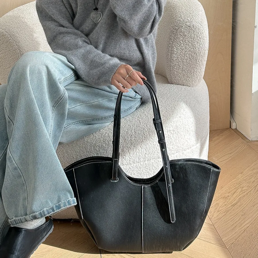 Vintage Women Handbag Large Ca - Luxury Bags Big recension och pris