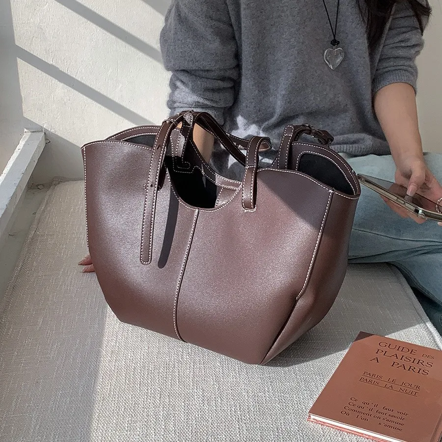 Vintage Women Handbag Large Ca - Luxury Bags Big recension och pris