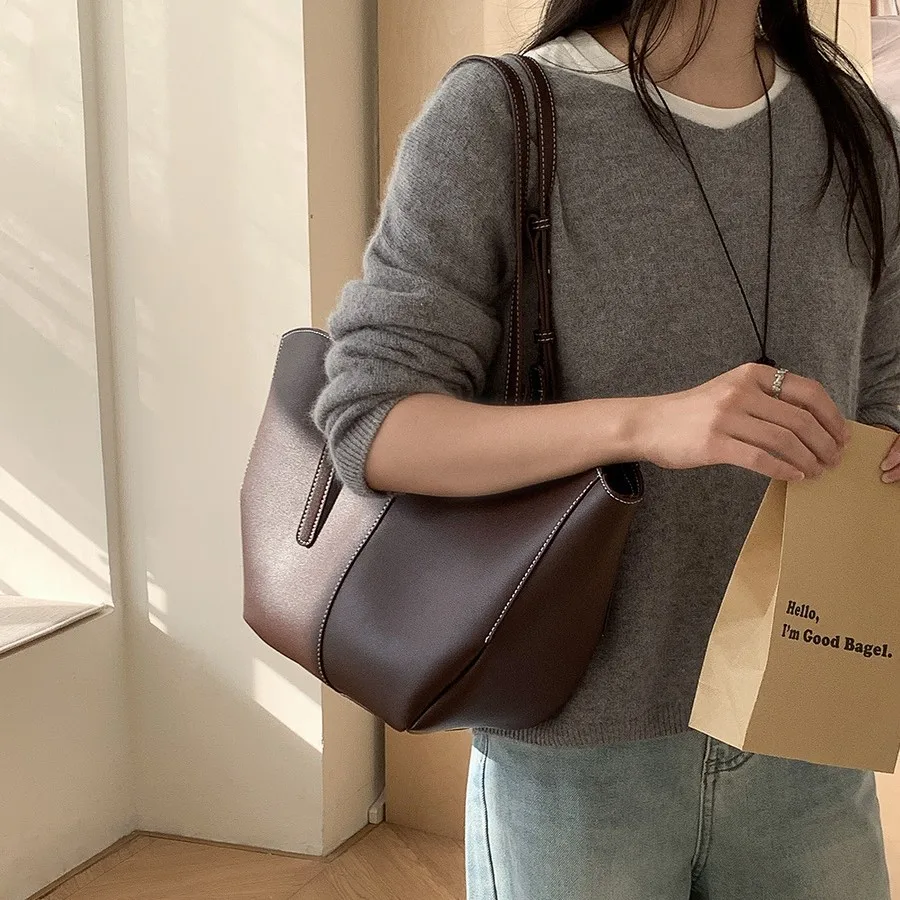 Vintage Women Handbag Large Ca - Luxury Bags Big recension och pris
